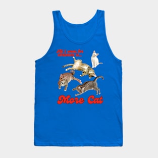 All I Want For Chrismas Is More Cat Tank Top